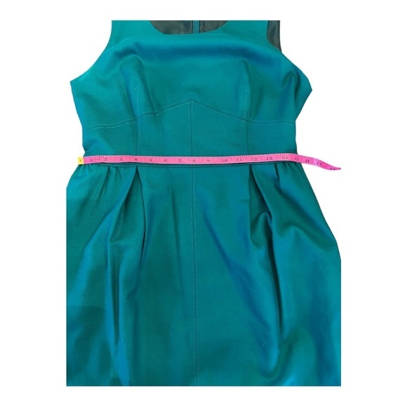 J Crew green sleeveless dress size 10 - Picture 8 of 9